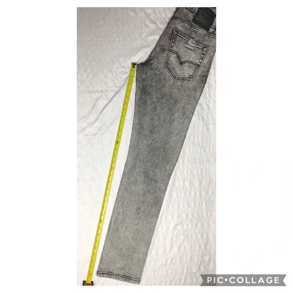 LEVI'S Acid Wash Distressed  SAMPLE/PROTYPE Jeans 32x32 - Picture 6 of 12